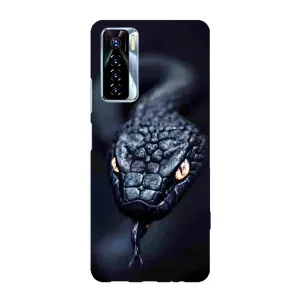 Чохол з принтом «Чорна змія» для TECNO Camon 17 Pro