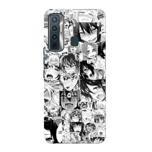 Чехол с принтом «Ahegao manga» для TECNO Camon 17