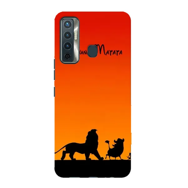 Чехол с принтом «Акуна Матата закат» для TECNO Camon 17