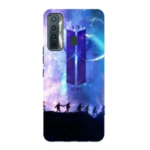 Чохол з принтом «Army BTS» для TECNO Camon 17
