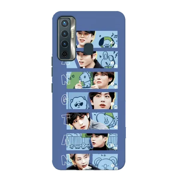 Чохол з принтом «Bangtan» для TECNO Camon 17 Чохол з принтом «Bangtan» для TECNO Camon 17
