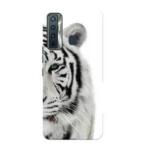 Чохли з картинкою животних TECNO Camon 17 (Білий Тигр)