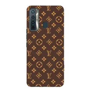 Чохли Луі Вітон для TECNO Camon 17 (AlphaPrint - LOUIS VUITTON) (фон LOUIS VUITTON)