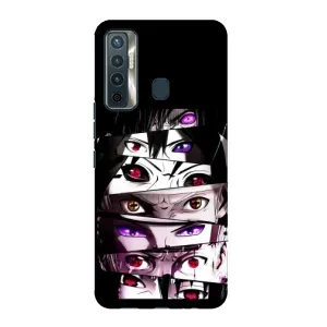 Чехол с принтом «Глаза Anime» для TECNO Camon 17