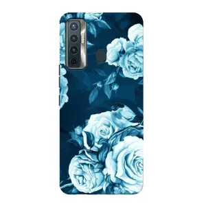 Чехлы (ART) Цветы на TECNO Camon 17 (VPrint) (Блактині бутони)