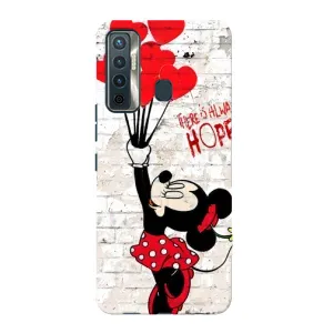 Чохол Disney Mouse TECNO Camon 17 (PREMIUMPrint) (Heart Minni)