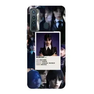 Чохли Венсдей на TECNO Camon 17 Уенсдей (AlphaPrint) (колаж Венздей)