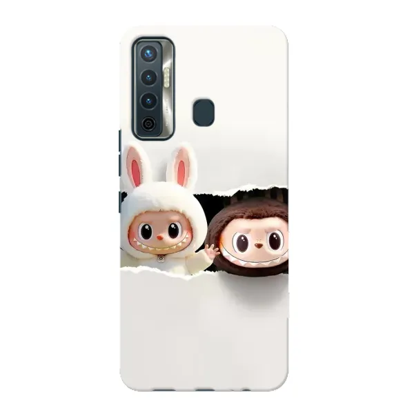 Чохол з принтом «Лабубу» для TECNO Camon 17