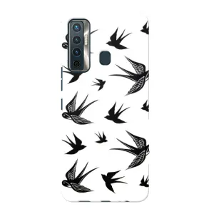 Чохол з пташками на TECNO Camon 17 (VPrint)