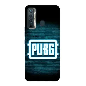 Чеjхол PUBG для ТЕКНО Камон 17 (AlphaPrint) (Лого PUBG)