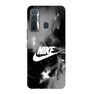 Чехол для TECNO Camon 17 - с принтом Найк (AlphaPrint) (Лого Найк)