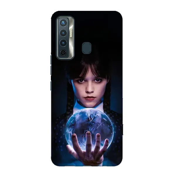 Чохол з принтом «Магічна сфера Венздей» для TECNO Camon 17 Чохол з принтом «Магічна сфера Венздей» для TECNO Camon 17