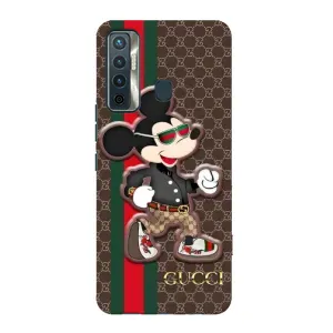 Чохли GUCCI для ТЕКНО Камон 17 (AlphaPrint) (Маус Гуччі)