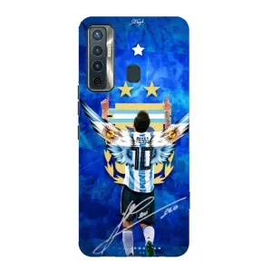 Чехлы Месси для TECNO Camon 17 (AlphaPrint) (Месси Аргентина)