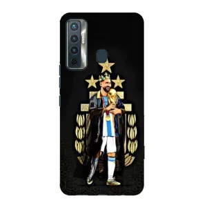 Чохли для TECNO Camon 17 (Leo чемпіон) (AlphaPrint) (Мессі Король)