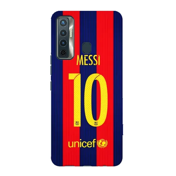 Чохол з принтом «Messi Barca 10» для TECNO Camon 17