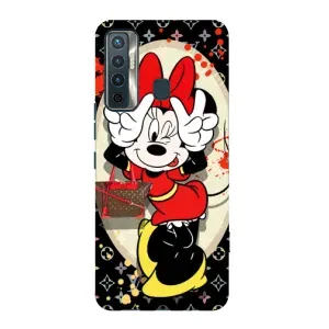 Чохол Disney Mouse TECNO Camon 17 (PREMIUMPrint) (Мінні peace)