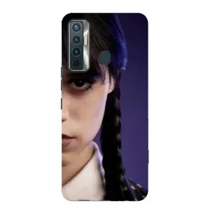 Чохол з дизайном Венздей 2 на TECNO Camon 17 (Загадковий погляд Венздей)