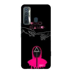 Чохол Гра в кальмара для TECNO Camon 17 (Мінімалізм Гра кальмара)