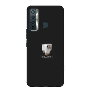 Чохол Майнкрафт на TECNO Camon 17 (AlphaPrint) Minecraft (Овечка Майнкрафт)