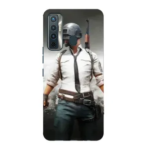 Чехол PUBG для Техно Камон 17 (AlphaPrint)