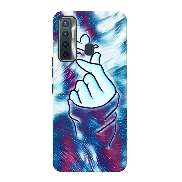 Чехол с принтом «Радужное сердце» для TECNO Camon 17 Чехол с принтом «Радужное сердце» для TECNO Camon 17