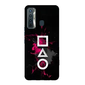 Чохол Гра в кальмара для TECNO Camon 17 (Символи Гра кальмара)