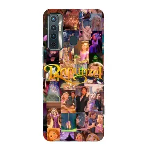 Чехол Рапунцель для TECNO Camon 17 (Коллаж Рапунцель)