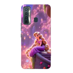 Чехол Рапунцель для TECNO Camon 17 (Рапунцель в замке)