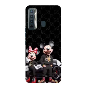 Чохол Disney Mouse TECNO Camon 17 (PREMIUMPrint) (Родина Маусів)