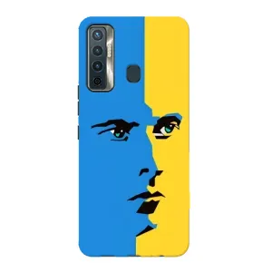Украинские Чехлы для TECNO Camon 17 с картинкой УПА (AlphaPrint) (Степан Бандера)
