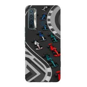 Чохол Формула1 на TECNO Camon 17 (Траса Ф1)
