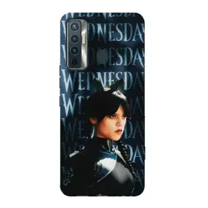 Чохли Венсдей на TECNO Camon 17 Уенсдей (AlphaPrint) (Венздей кішка)