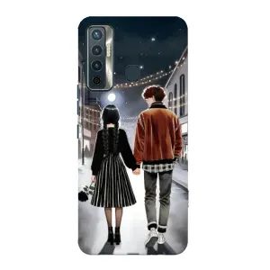 Чохол з дизайном Венздей 2 на TECNO Camon 17 (Венздей та Тайлер)