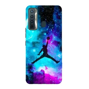 Чехлы для TECNO Camon 17 - с картинкой JORDAN (AlphaPrint) (Яркий Джордан)