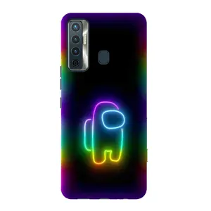 Чохли Амонг Ас для TECNO Camon 17 (AlphaPrint) (Яскравий скін)