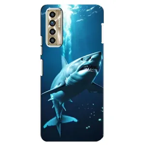 Чохол з картинкою 'Хижаки' для TECNO Camon 17P (CG7n) (Акула під водою)