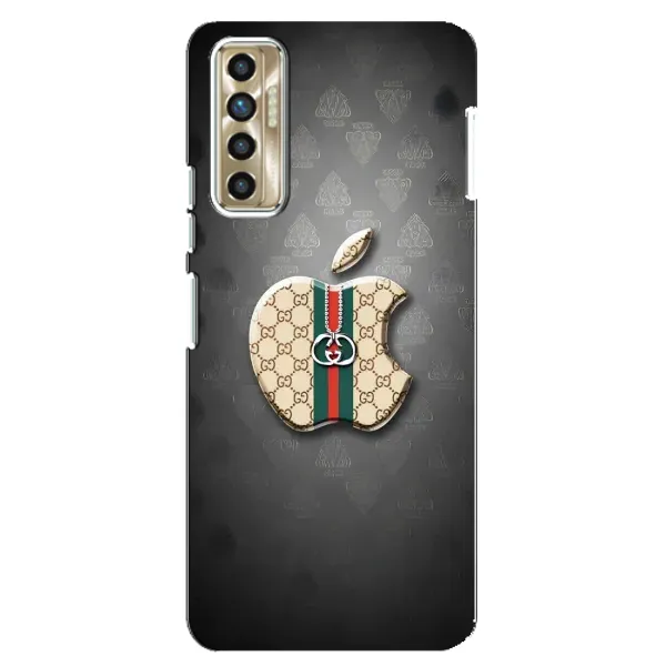 Чохол з принтом «Apple gucci» для TECNO Camon 17P (CG7n)
