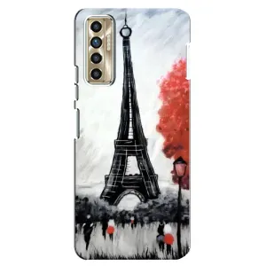 Чохол Ейфелева Вежа TECNO Camon 17P (CG7n) - (AlphaPrint) (Вежа в Парижі)
