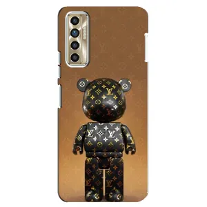 Чохли для TECNO Camon 17P (CG7n) - Bearbrick Louis Vuitton (PREMIUMPrint) (Bearbrick)