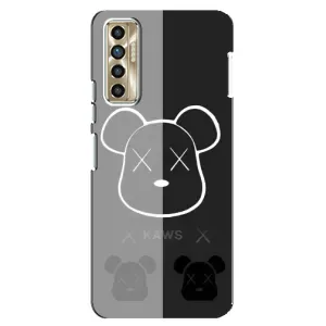 Чохли для TECNO Camon 17P (CG7n) - Bearbrick Louis Vuitton (PREMIUMPrint) (БеарБрік очі)