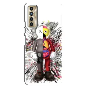 Чохли для TECNO Camon 17P (CG7n) - Bearbrick Louis Vuitton (PREMIUMPrint) (Беарбрік)