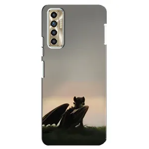 Чохол як приборкати дракона на TECNO Camon 17P (CG7n) (Беззубик)