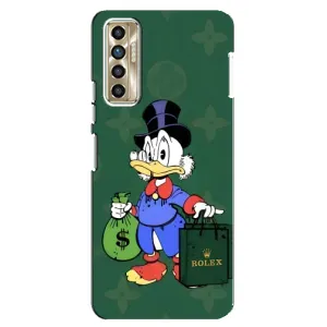 Чехли для TECNO Camon 17P (CG7n) - Скрудж МакДак Louis Vuitton (PREMIUMPrint) (Богата Утка)