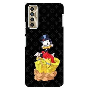 Чехли для TECNO Camon 17P (CG7n) - Скрудж МакДак Louis Vuitton (PREMIUMPrint) (Богатство Макдака)