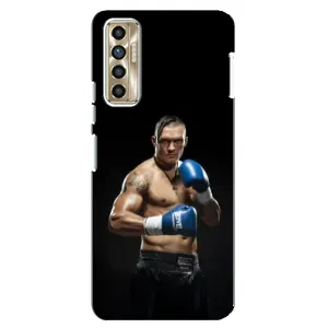 Чохол з принтом «Боксер Усик» для TECNO Camon 17P (CG7n)
