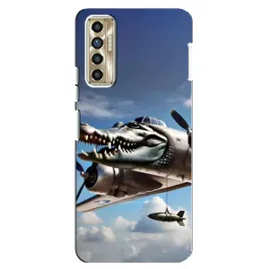 Чохол з мемом Тралалело тралала на TECNO Camon 17P (CG7n) (Бомбардіро крокоділо)