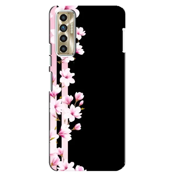 Чохол з принтом «Квіточки» для TECNO Camon 17P (CG7n)