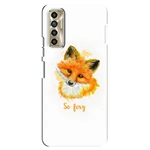Чохли з картинкою Лисичка для TECNO Camon 17P (CG7n) (VPrint) (Дівчинка Лиса)