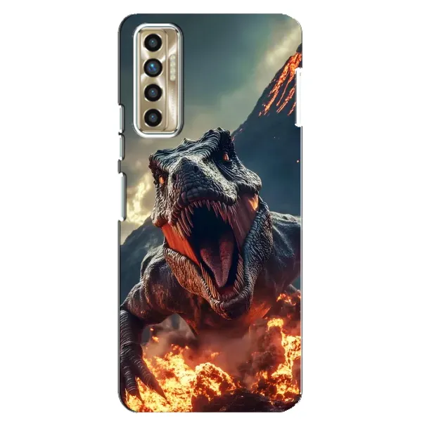 Чохол з принтом «Вогняний динозавр» для TECNO Camon 17P (CG7n) Чохол з принтом «Вогняний динозавр» для TECNO Camon 17P (CG7n)
